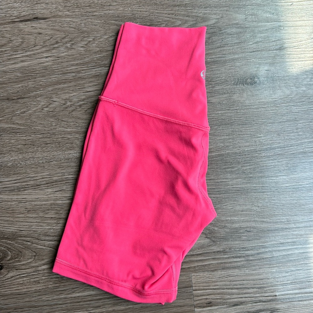 lululemon athletica High-Rise Athletic Shorts in Bright Pink